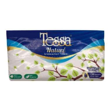 Tessa Nature Tisu Wajah Tanpa Pewarna 120 s