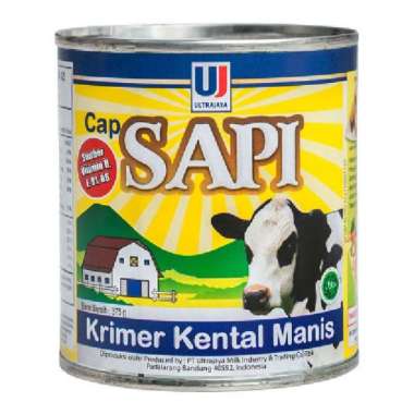 Ultra Cap Sapi Krimer Kental Manis Kaleng