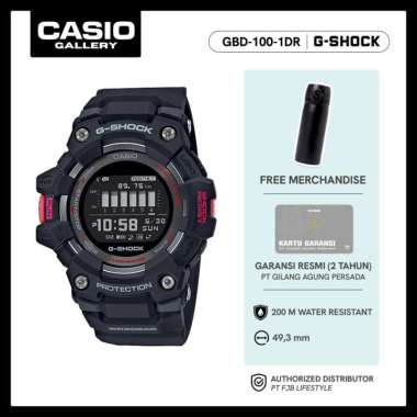 G-Shock G-Squad Jam Tangan Pria GBD-100-1DR Waterproof