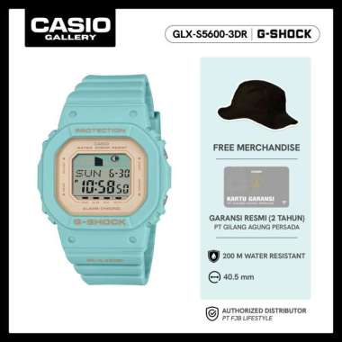 G-Shock Jam Tangan Wanita G-Shock GLX-S5600-3DR Original Digital Tosca