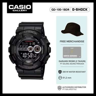 G-Shock Jam Tangan Pria GD-100-1BDR Water resistant Original