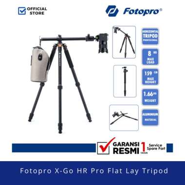 Fotopro X-go HR Pro Tripod Horizontal Aluminium Flat Lay