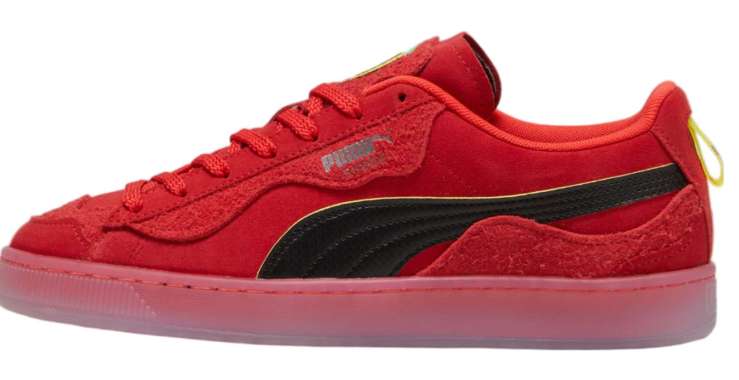 Sepatu Casual Ferrari Suede Trippy Rosso Corsa PUMA 308492 03 EU β- 46