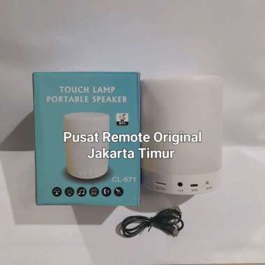 SPEAKER BLUETOOTH WIRELESS LAMPU TIDUR SENTUH BUNGLON PORTABLE CL-671