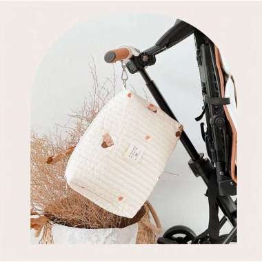 Teddy Bear Pouch Organizer Bag / Tempat Popok Bayi / Diaper Bag Kecil Tas Squirrel