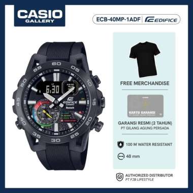 Jam Tangan Pria Casio Edifice ECB-40MP-1ADF Original Analog Digital