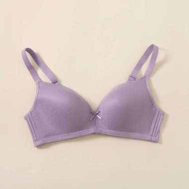 Felancy Daily Bra Wireless Triangle Cup B 073-1322B Purple