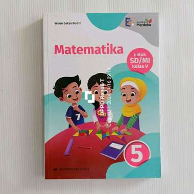 Matematika kelas 5 Sd kurikulum merdeka Erlangga Original