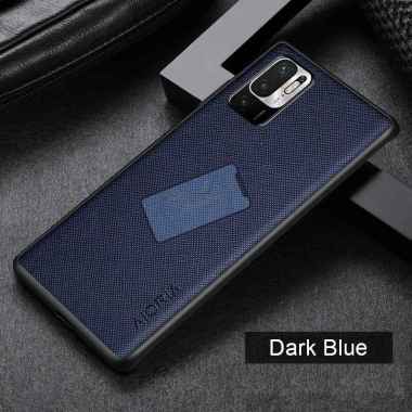 Case Xiaomi Redmi Note 10 Pro Case Aioria Canvas Pattern Original Redmi Note 10 Pro Case Biru