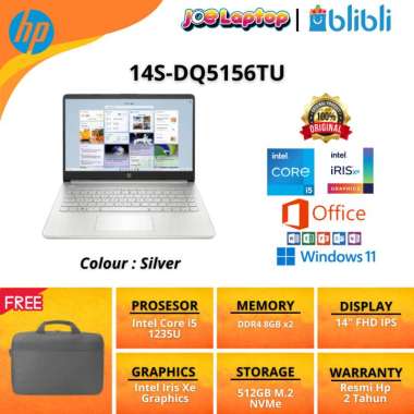 HP 14S-DQ5156TU Silver i5 1235U Win11 OHS