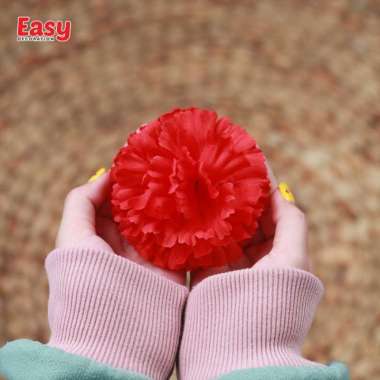 Kelopak Bunga Anyelir Carnation Satuan artificial Bunga hias Putih