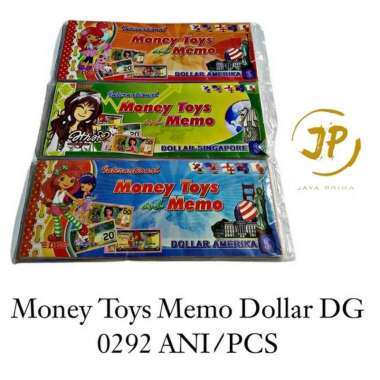 MAINAN ANAK MONEY TOYS MEMO DOLLAR DG ISI 5