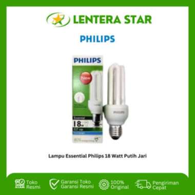 Lampu Essential Philips 18 Watt Putih Jari