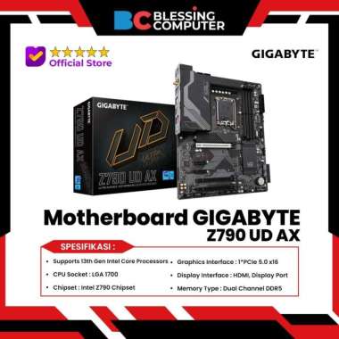 Gigabyte Z790 UD AX Motherboard ATX LGA 1700