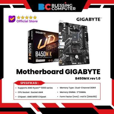 Motherboard GIGABYTE B450M K
