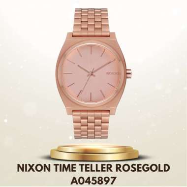 Nixon A045897 Time Teller Rosegold - Jam Tangan Nixon Original