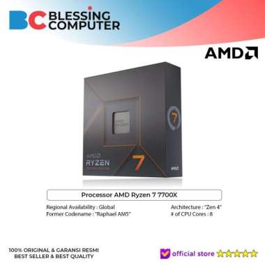 Processor AMD Ryzen 7 7700X