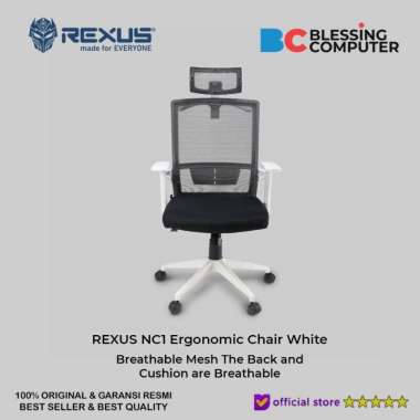 REXUS NC1 Ergonomic Chair WHITE
