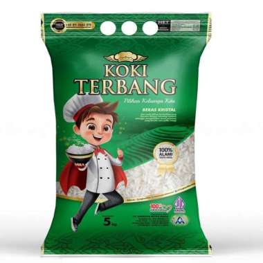 Beras Premium Koki Terbang 3kg Kemasan Plastik