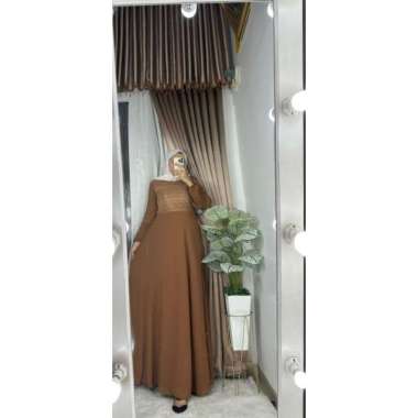 GAMIS BROKAT CANTIK BROKAT MALIKA LD110CM BURKAT MEWAH Ld120cm (Jumbo) G