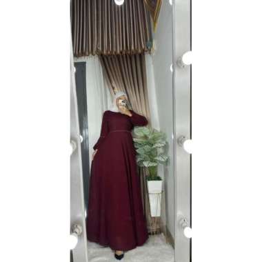 GAMIS BROKAT CANTIK BROKAT MALIKA LD110CM BURKAT MEWAH Ld105cm (standard) H