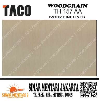 TACO HPL WOODGRAIN TH 157 AA IVORY FINELINES