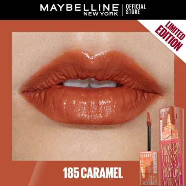 MAYBELLINE OFFICIAL Superstay Vinyl Ink 4.2 ml Limited Edition Sauce - Shiny Pigmented Liquid Lipsti
