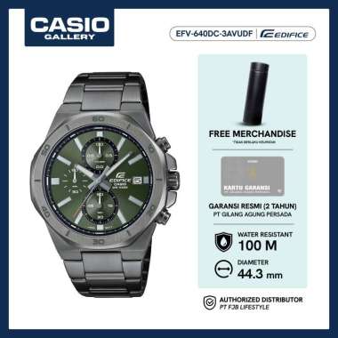 Casio Jam Tangan Original Pria Edifice EFV-640DC-3AVUDF Analog