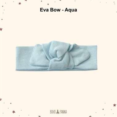 Bohopanna Boho Panna Eva Bow - Pita Rambut Anak Bayi Aqua