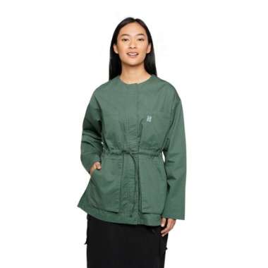 EIGER JAKET WANITA WS GEVA COLLARLESS JKT - OLIVE XXL