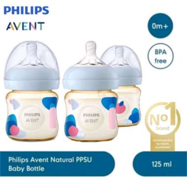 Philips Avent Botol Natural PPSU 125ml - Botol Susu Bayi Material Premium Tahan Hingga 180°C Avent P