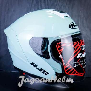 HELM NJS KAIROZ V1 SOLID | EASY GREEN | SINGLE VISOR - XL