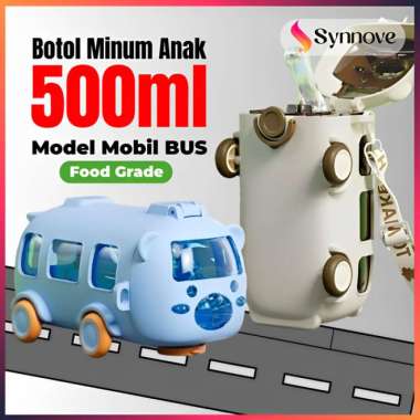 Botol Minum Anak Laki Laki BPA Free Botol Minum Bayi Botol Air Minum Botol Anak Karakter Biru