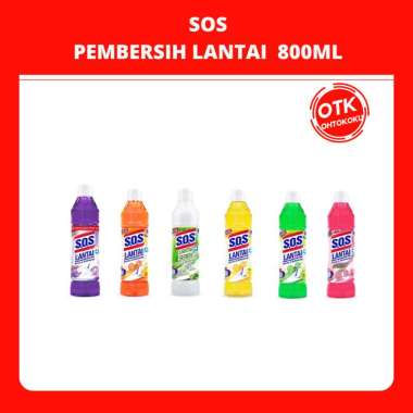 SOS PEMBERSIH LANTAI 800ML BOTOL Floral