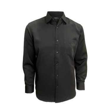 Redcliff Kemeja Pria Polos Panjang Hitam 6AK305503 M