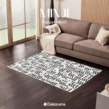 Dekoruma MINJI Karpet Ruang Tamu Minimalis Ukuran 120x180 cm