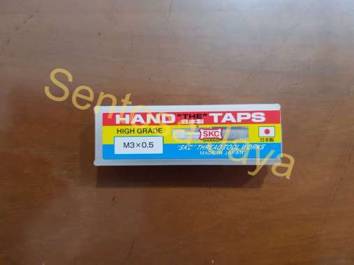 SKC Hand Tap / Mata Tap Drat / Alat Pembuat Drat / Mata Bor Drat M3 x 0,5