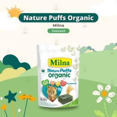 Milna Nature Puffs Organik Seaweed 15g