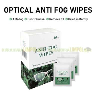 Tissue Lap Kacamata Anti Fog Wipes Tisu Kain Lap Lensa Anti Embun