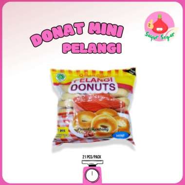 Sayur Segar - Donat Kentang Mini Stroberi Pelangi 21 pcs/pack