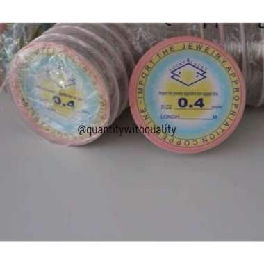 KAWAT BROSS BAHAN AKSESORIS UK 0.3 0.4 0.5 Tali Kawat Manik Manik Mote Bahan Kerajinan Tangan Perhia