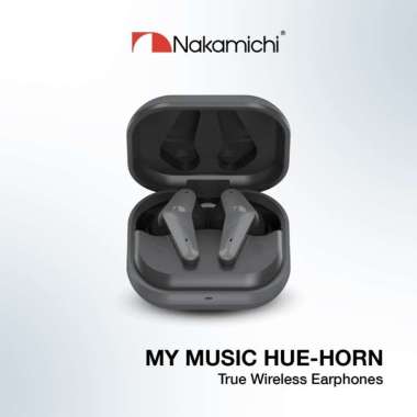 Nakamichi My Music Hue Horn True Wireless Bluetooth Earphones TWS ANC Hitam