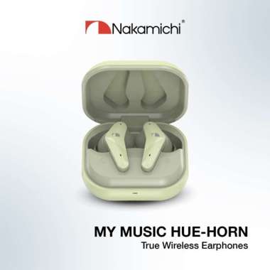 Nakamichi My Music Hue Horn True Wireless Bluetooth Earphones TWS ANC Hijau