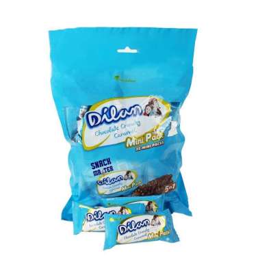 Dilan Chocolate Crunchy Caramel Mini Pack Bag 25 Pcs