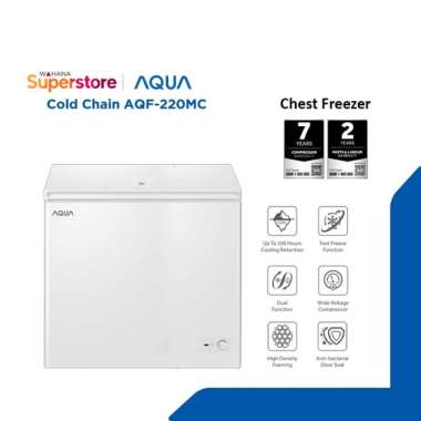 Aqua Kulkas Chest freezer Box Cold Chain 200 L AQF-220MC | AQF 220MC
