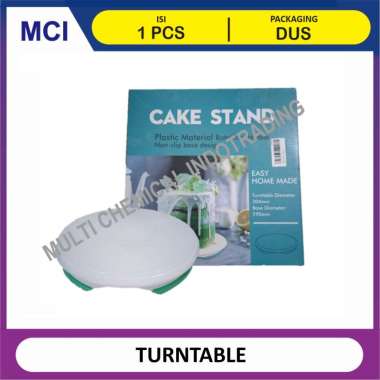 CAKE TURNTABLE / MEJA PUTAR DEKORASI KUE / CAKE ROTARY TRAY / PIRING TATAKAN PUTAR PENGHIAS KUE