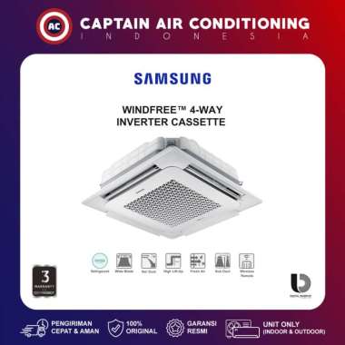 SAMSUNG AC Cassette WindFree (4-way Flow) Inverter AC140TN4D 5.5 PK (3 Phase)