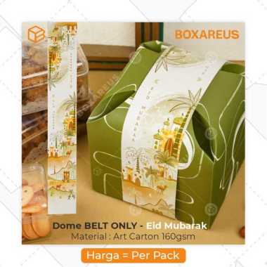 Paper Belt Idul Fitri Sleeve Hiasan Box Hampers Lebaran | TB Dome - Belt Only