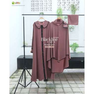BLACKLINE | MOSLEMLIBASUNA | GAMIS SET JILBAB SOFTPAD ELEGAN SYAR'I S Milo
