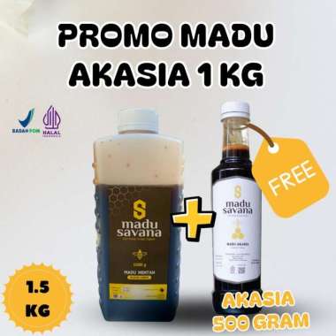 Madu Akasia Paket Bundling Free 1 Botol Akasia